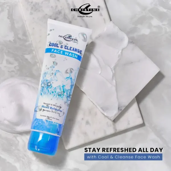 Christine Cool & Cleanse Face Wash back Christine Cool & Cleanse Face Wash back