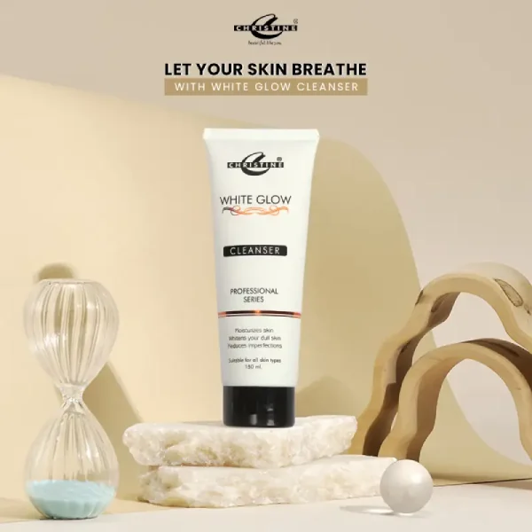 Christine White Glow Cleanser Tube back