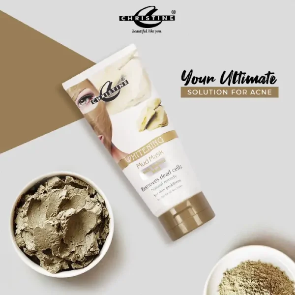 Christine Whitening Clay Mask Tube (Multani Mud)
