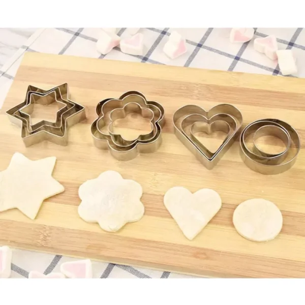 Cookie Cutters Shapes Baking Set12PCS Flower